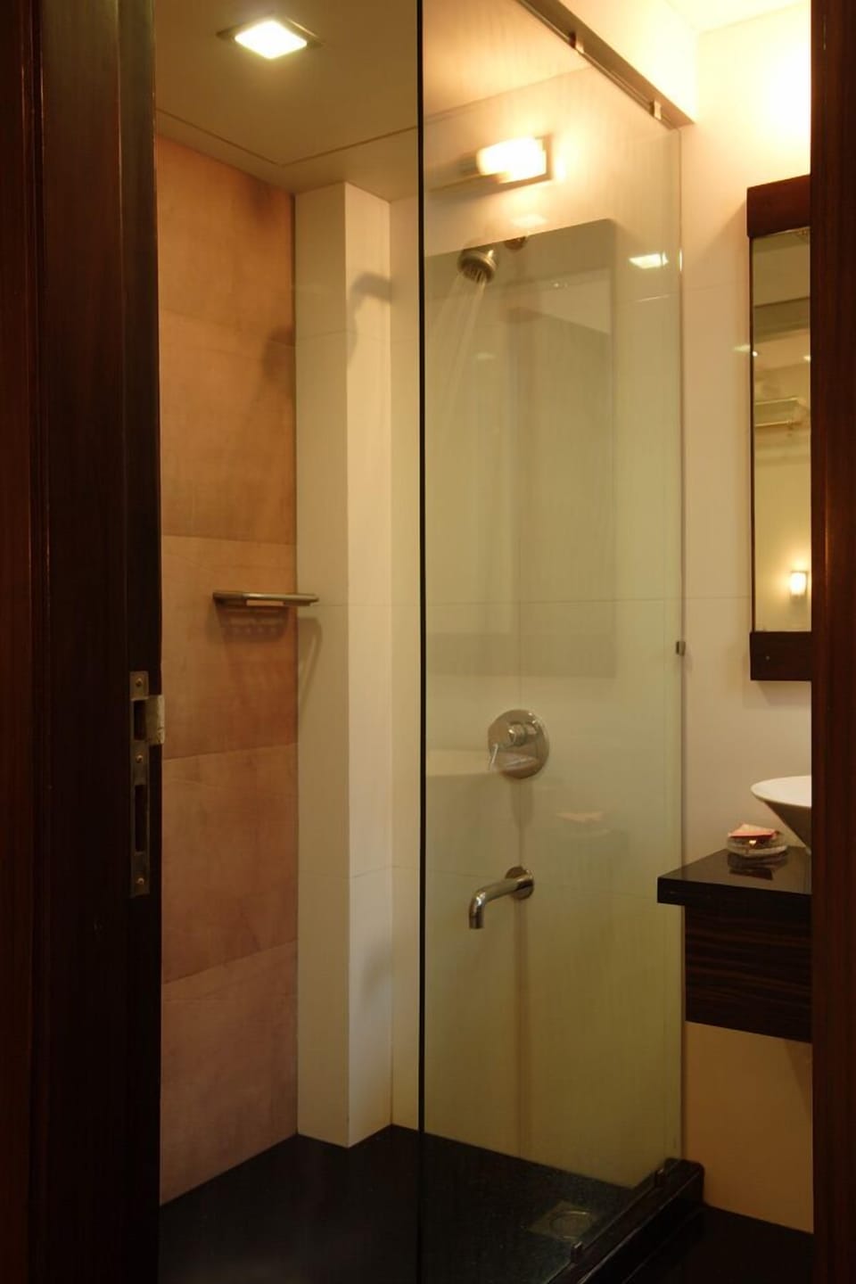 Standard Double Room, City View | Bathroom shower