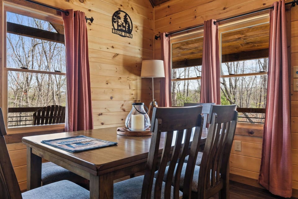 Dine with a view! Enjoy your meals by the windows, where natural light and scenic views make every bite more delightful.