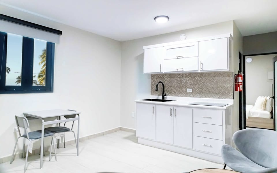 Kitchenette with Dining Table for Two
