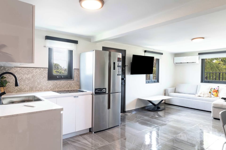 Kitchenette with Large Refrigerator