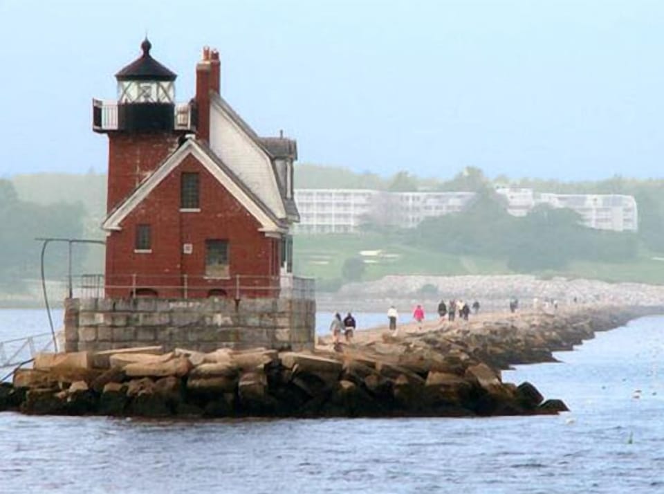 Rockland Break Water is a couple miles from the house