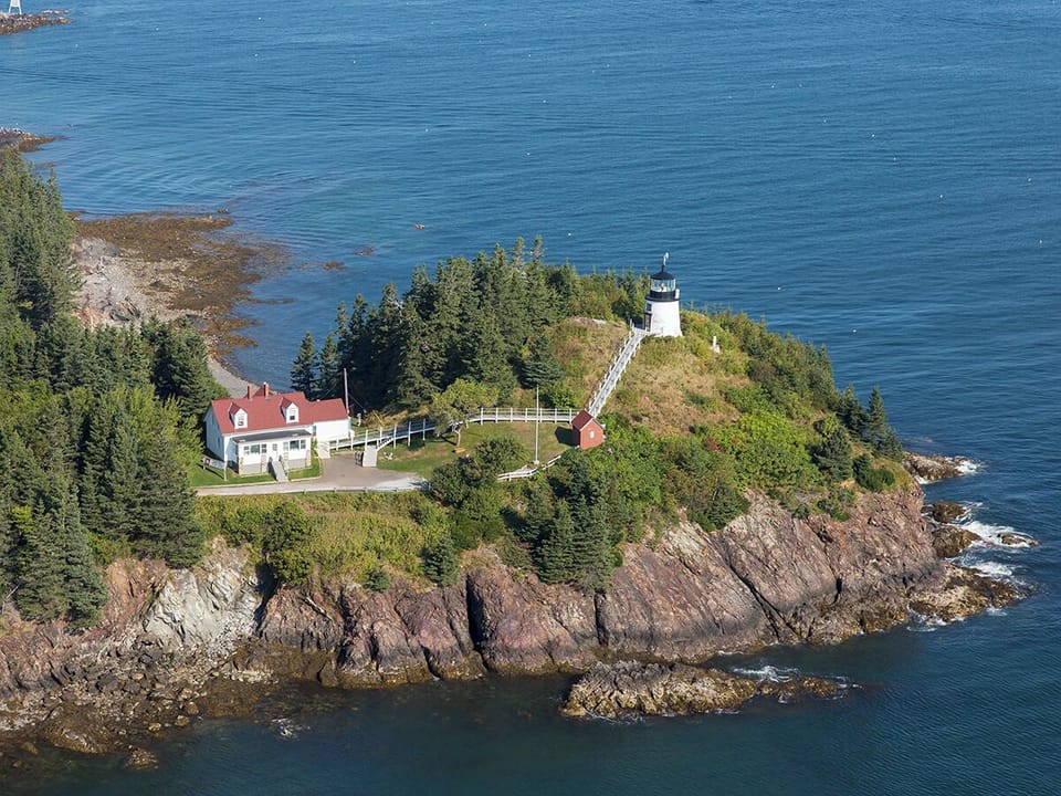 Owls Head Lighthouse is a nice walk from the cottage