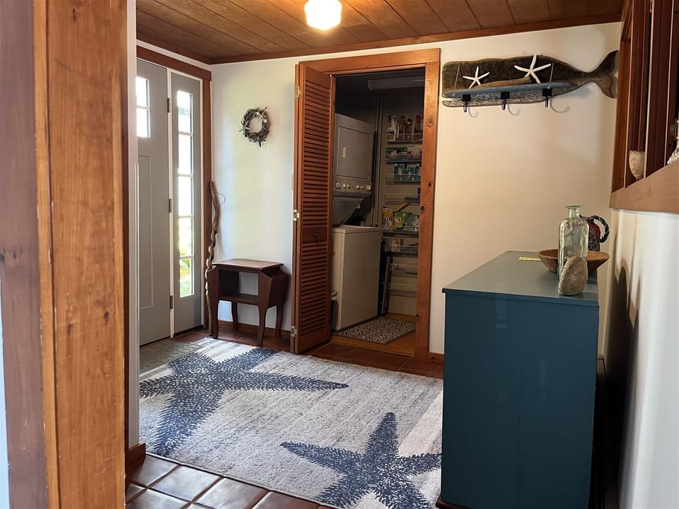 First floor laundry area