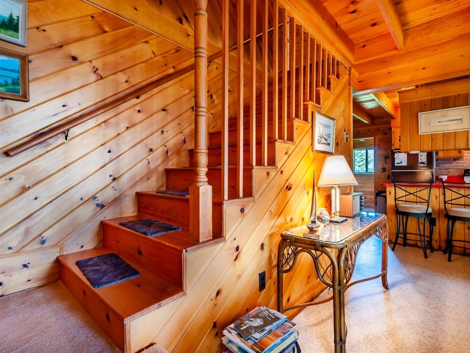 Stairs to second floor