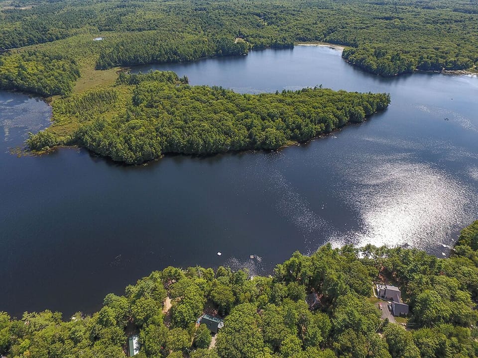 Aerial photo of Coleman Pond