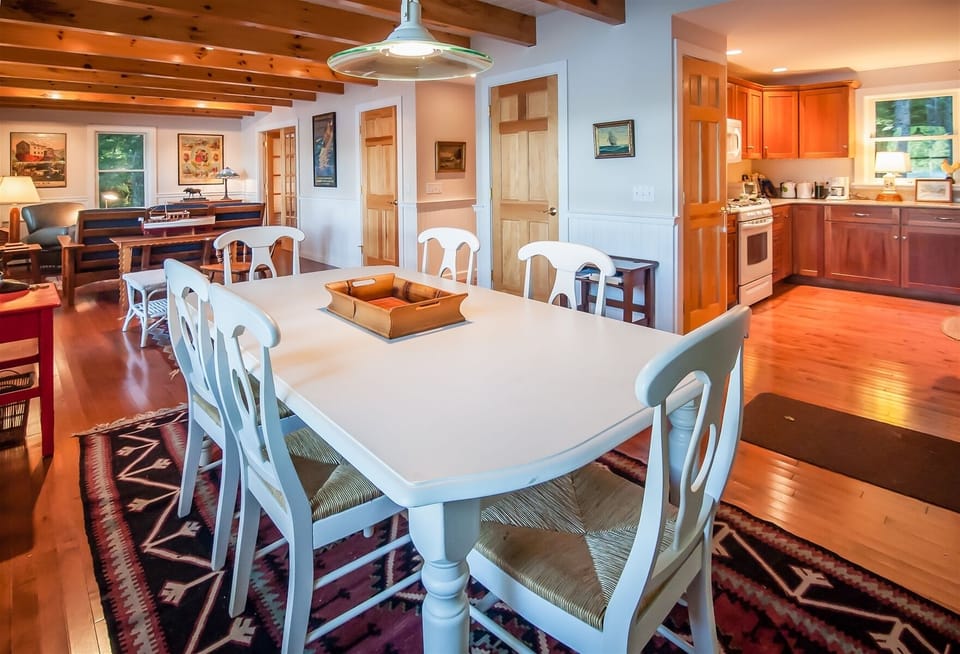 Dining area off the kitchen with great views