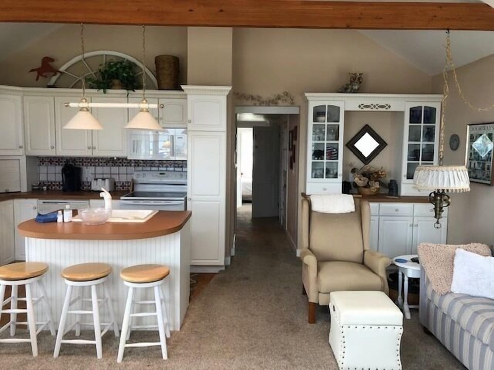 Kitchen and living area
