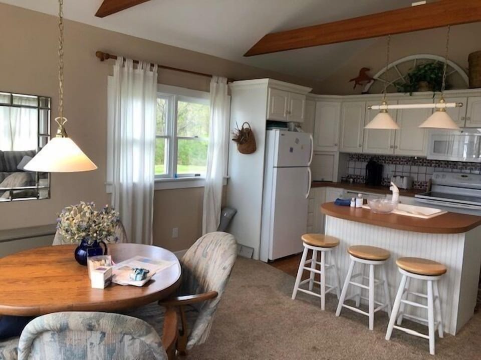 Kitchen and living area