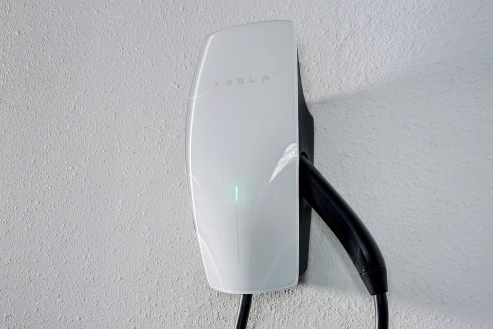 This rental includes a convenient Tesla Wall Connector.