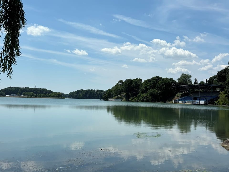 Martindale Pond, off the foot bridge into Port Dalhousie, invites to fish