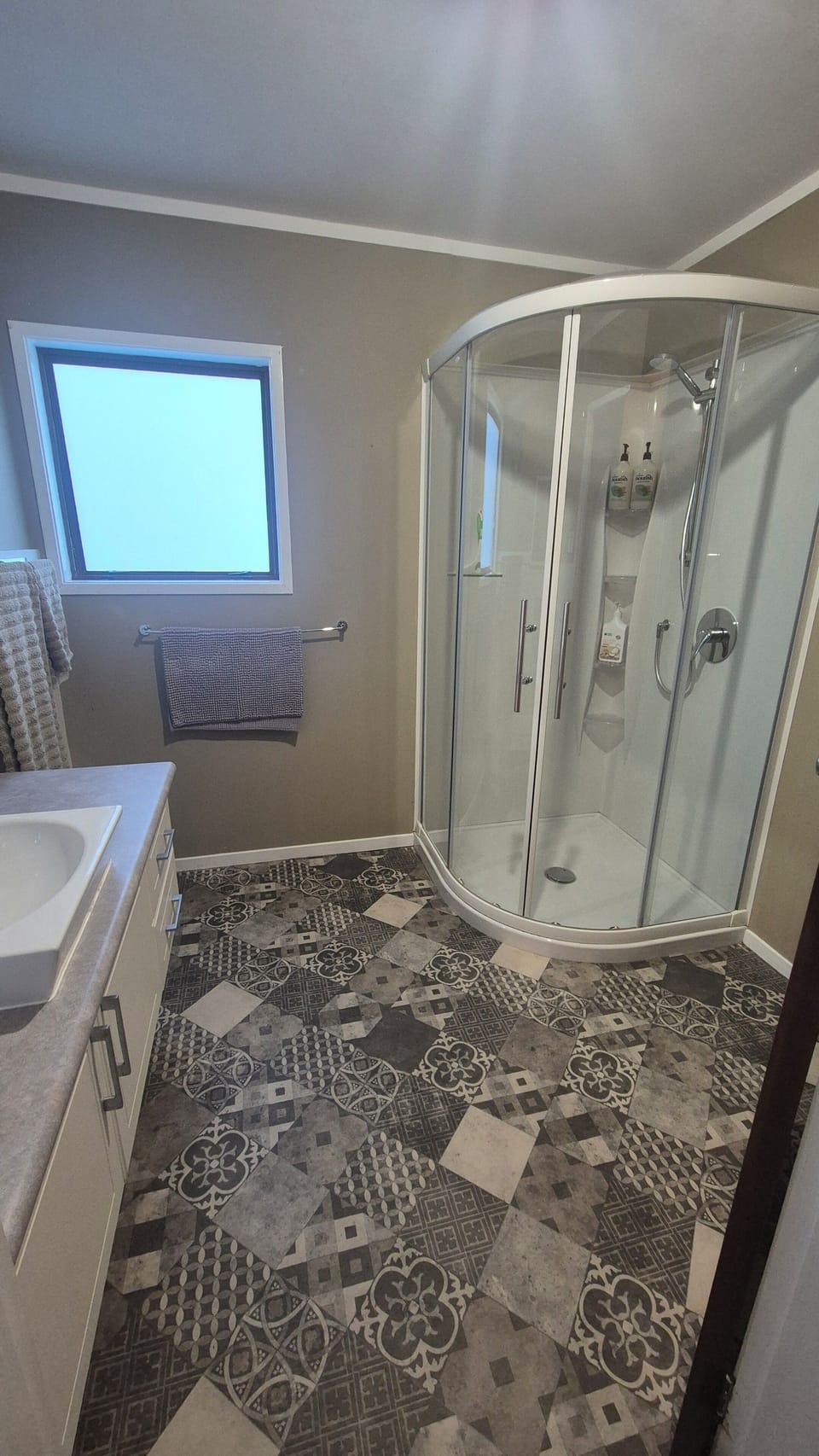 Shower and Toilet