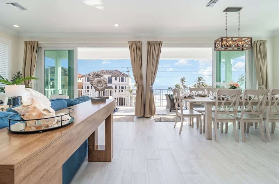 Dining table seats 8