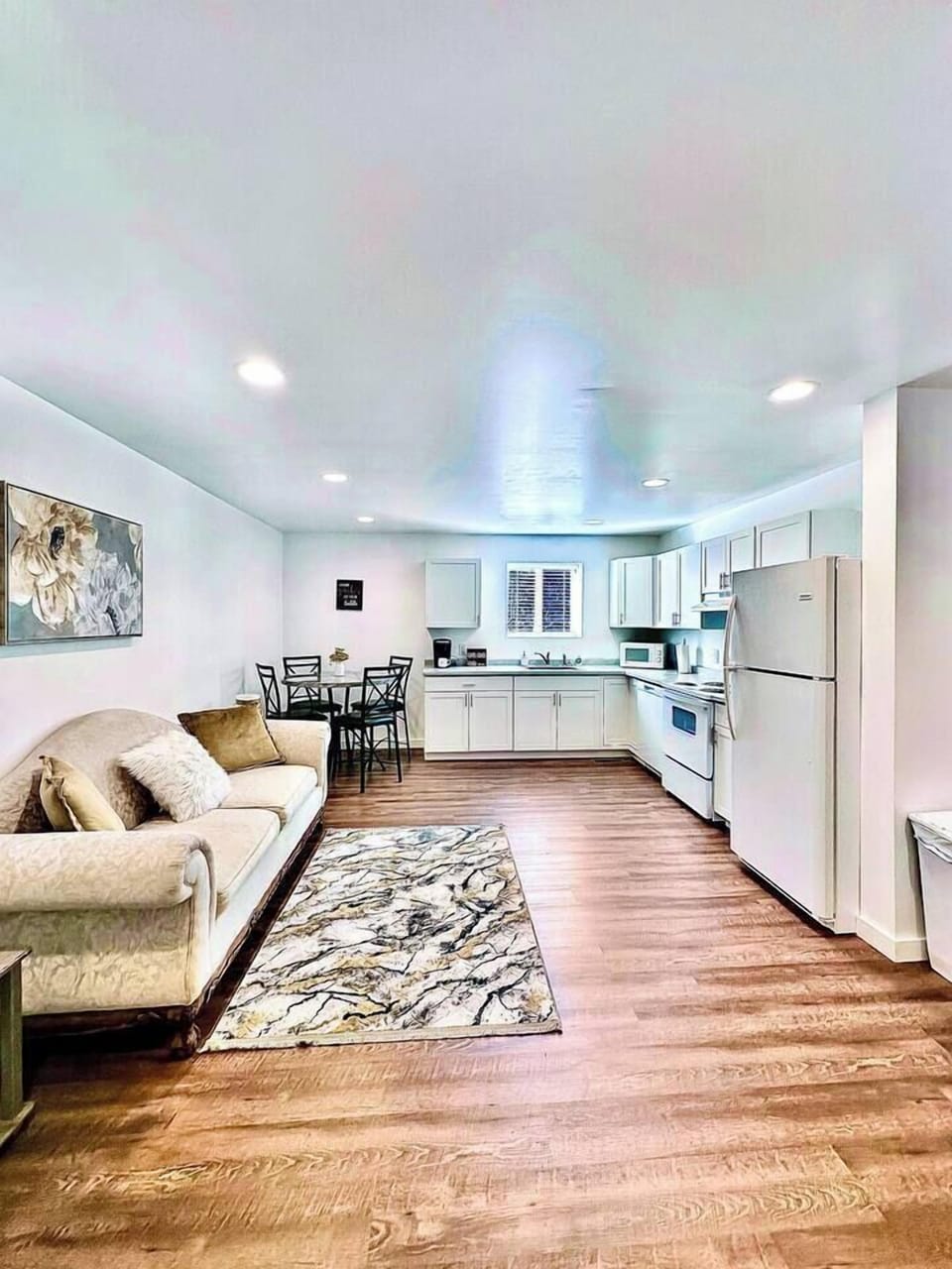 A cozy and functional living space.