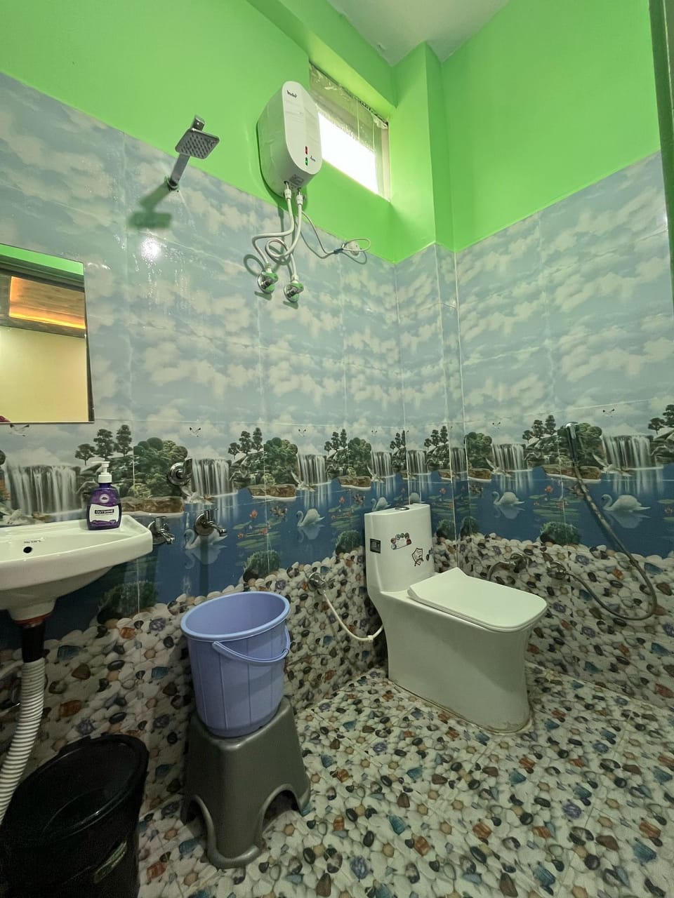 Soap, toilet paper