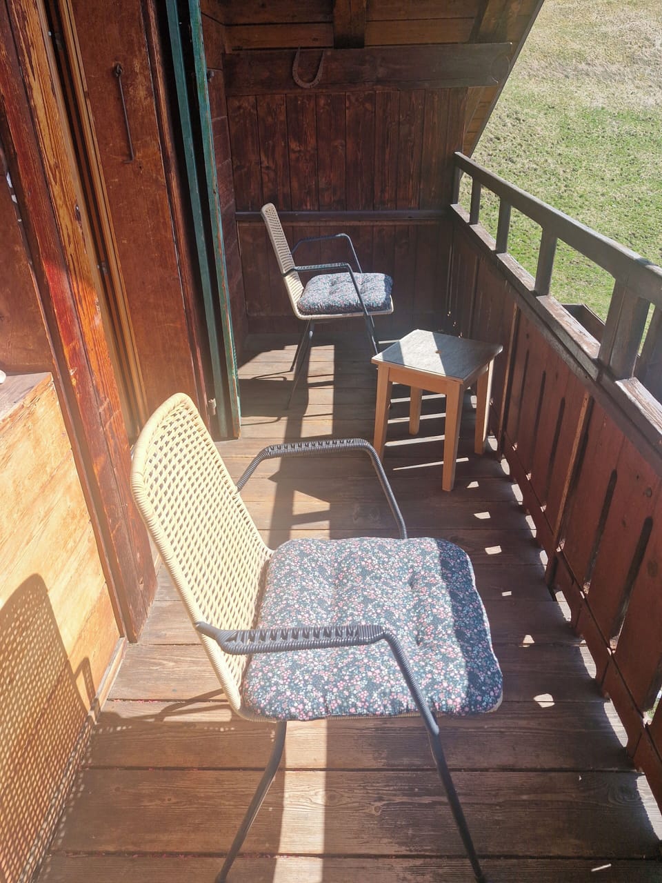 Balcony facing south
