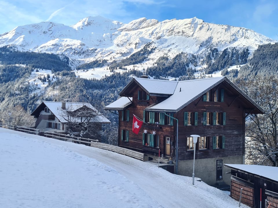 View of Talblick in winter