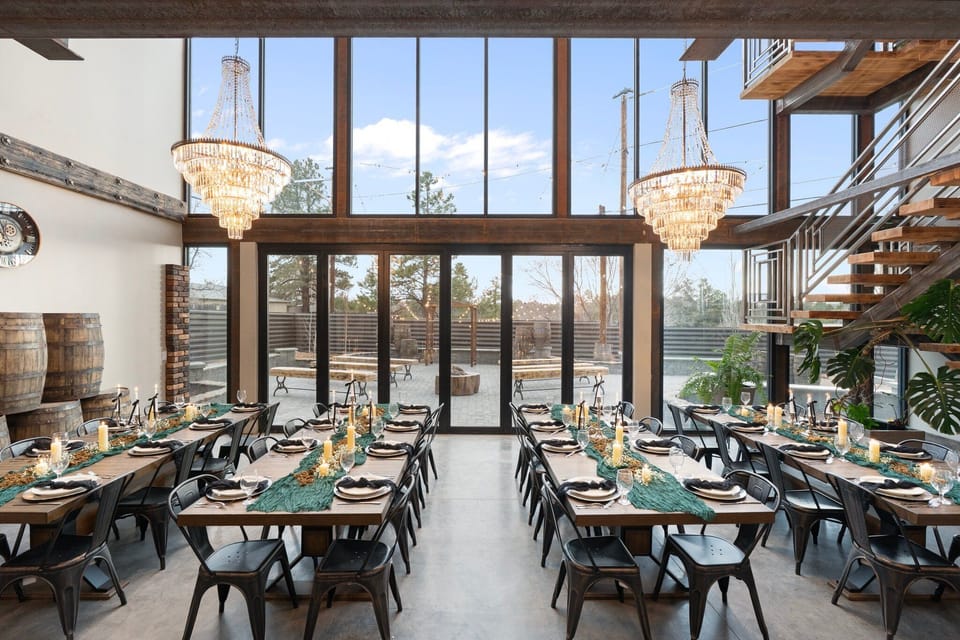 Enjoy the beauty of outdoors while you dine in the privacy of  your own atrium dining room