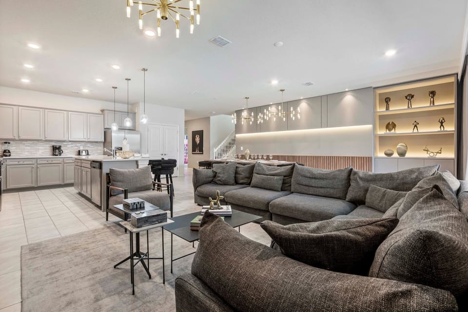Relax together in our large spacious living room.