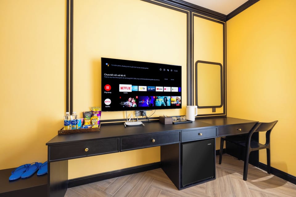Deluxe Twin Room, City View | Down comforters, minibar, individually decorated, individually furnished