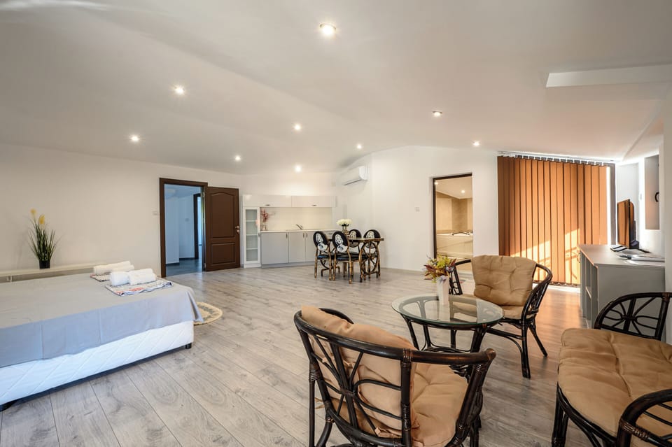 Presidential Apartment, Balcony, Mountain View | Desk, laptop workspace, blackout drapes, soundproofing