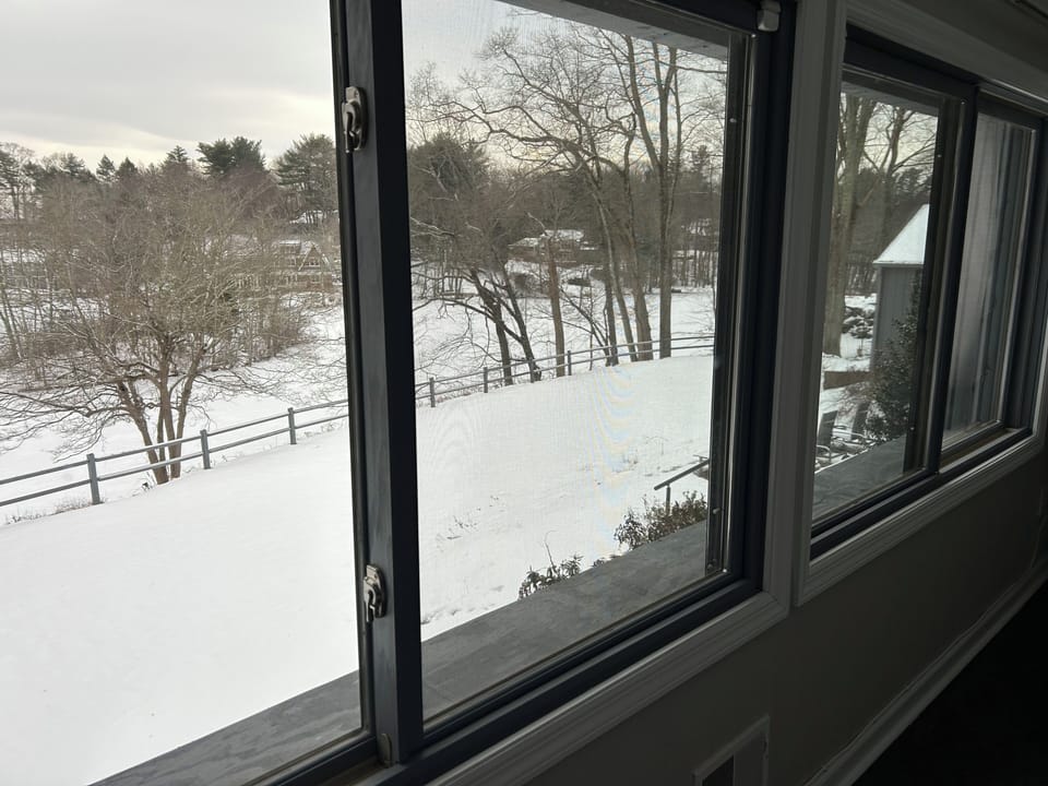 Snow in winter