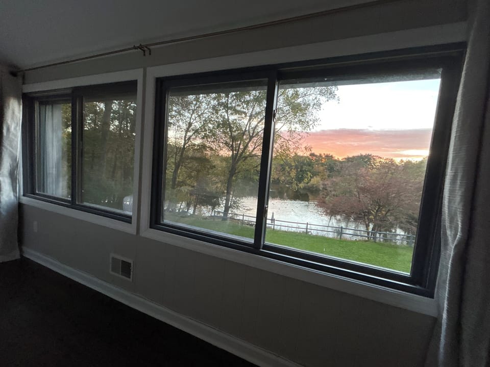 Sunrise over the lake