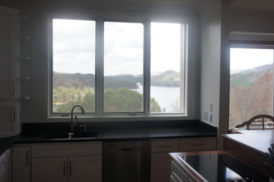 Big views from the kitchen window!
