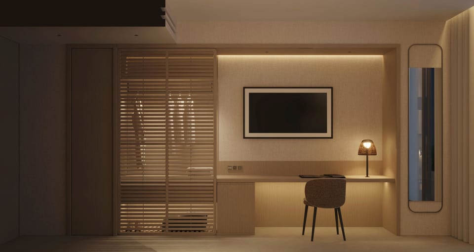 Down comforters, minibar, blackout drapes, soundproofing
