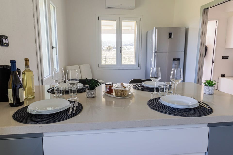 Apartment, Vineyard View | Private kitchen | Full-size fridge, microwave, oven, stovetop