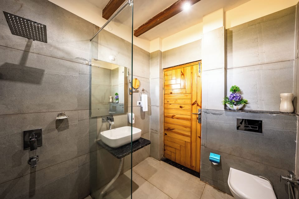 Premium Cottage, Valley View | Bathroom | Shower, slippers, towels, soap