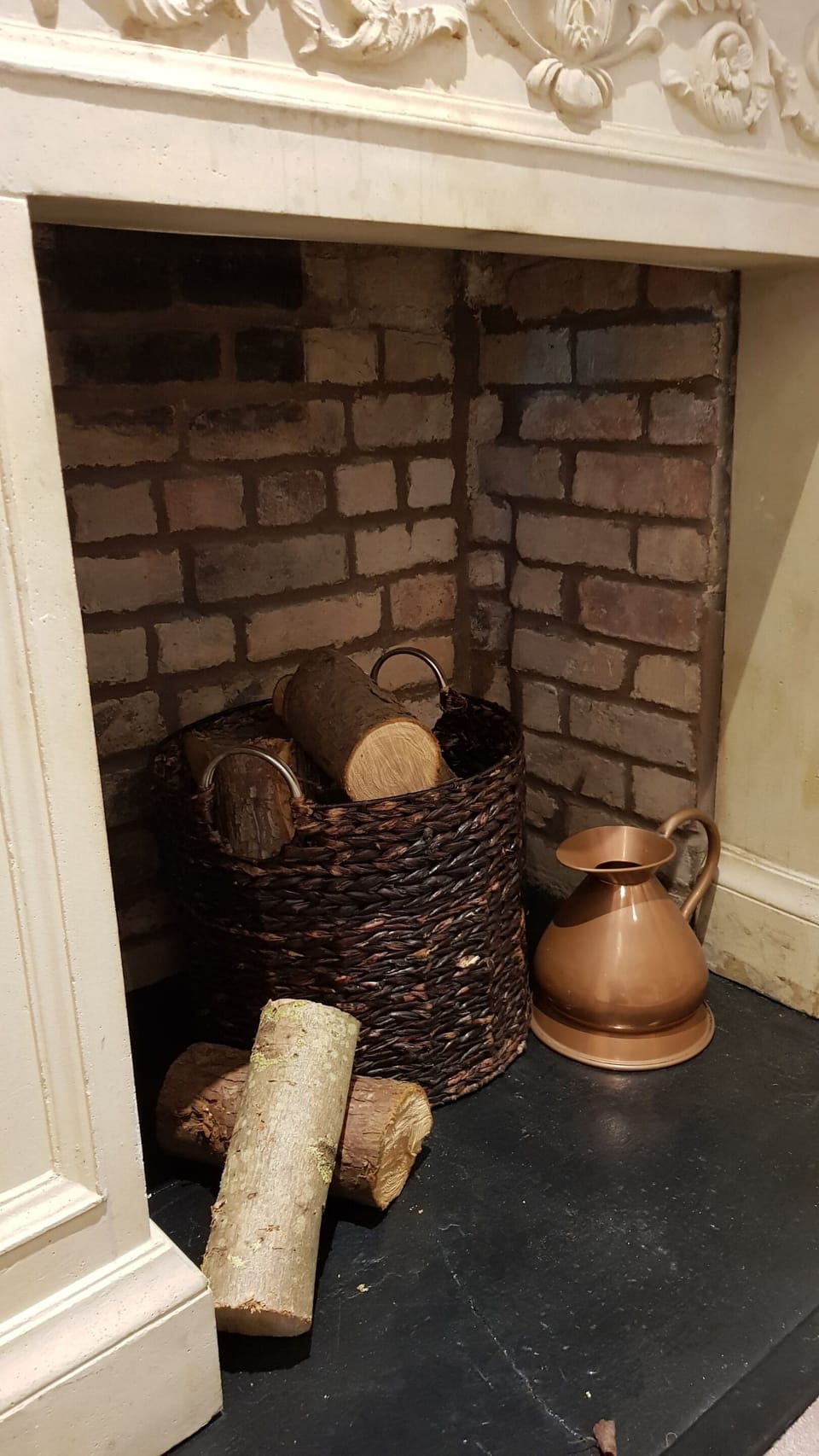 Toll House feature fireplace