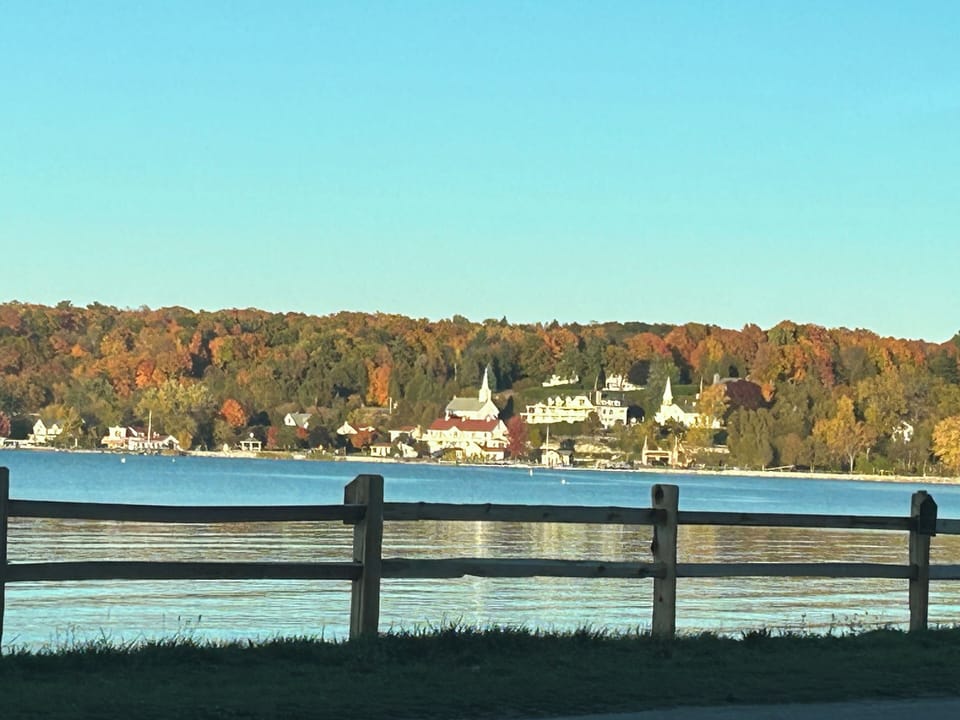 Downtown Ephraim is 2 miles south on Water St/Hwy 42 from our property.