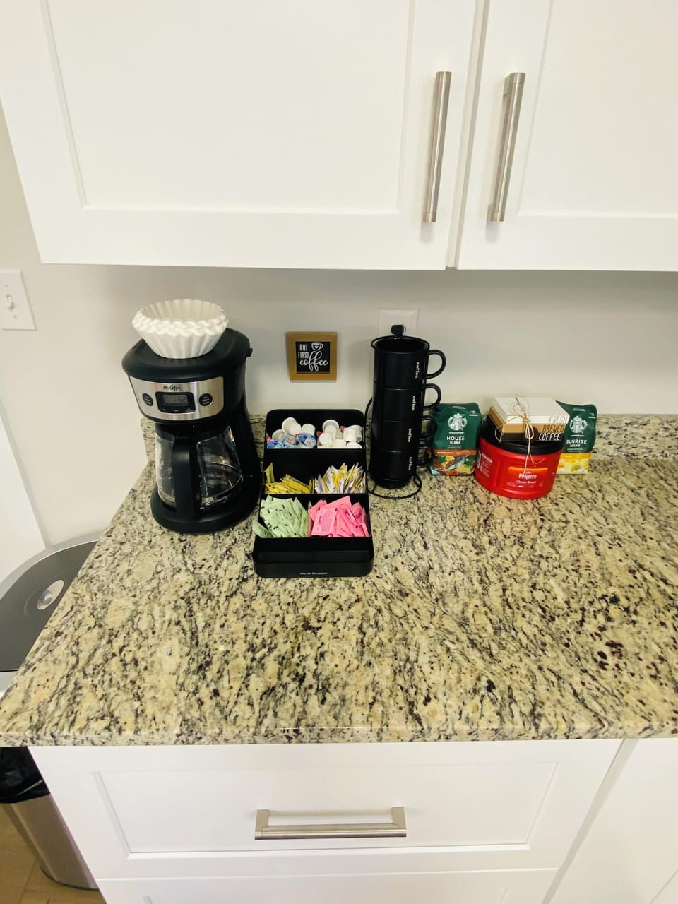Don’t worry about the coffee supplies! I have them! 
