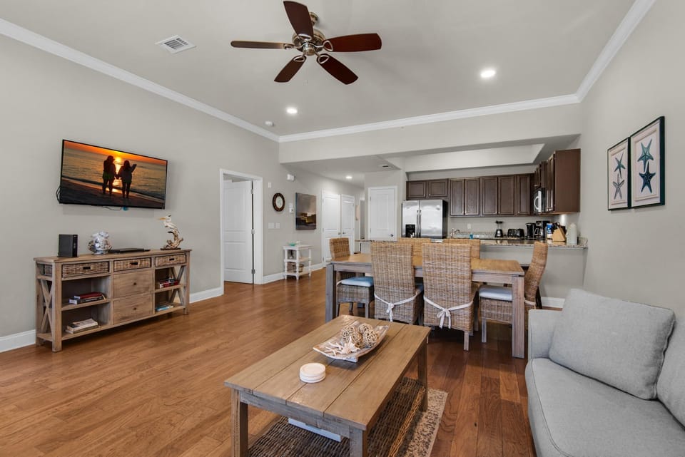 Condo, Multiple Beds (Alerio B204) | Living area | TV