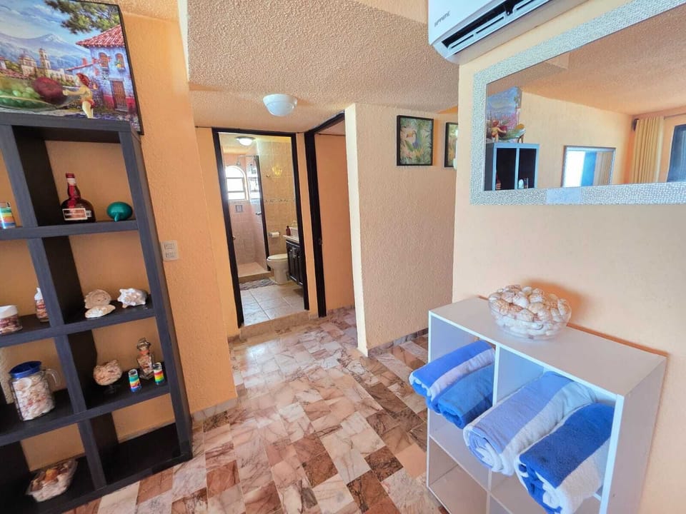Interior entrance