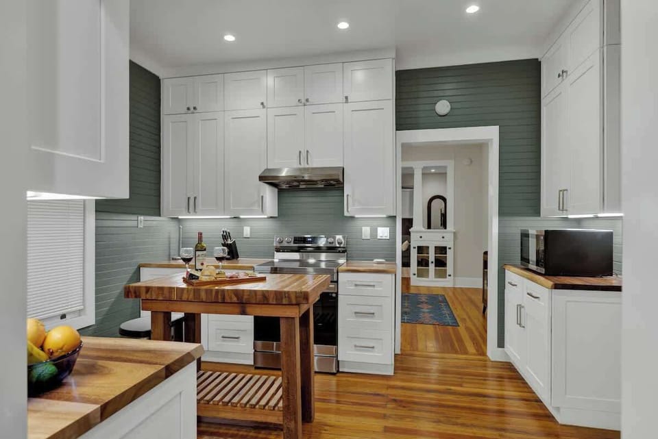House, Multiple Beds, Pool Access, Pool View (381 Tolle St) | Private kitchen | Coffee/tea maker