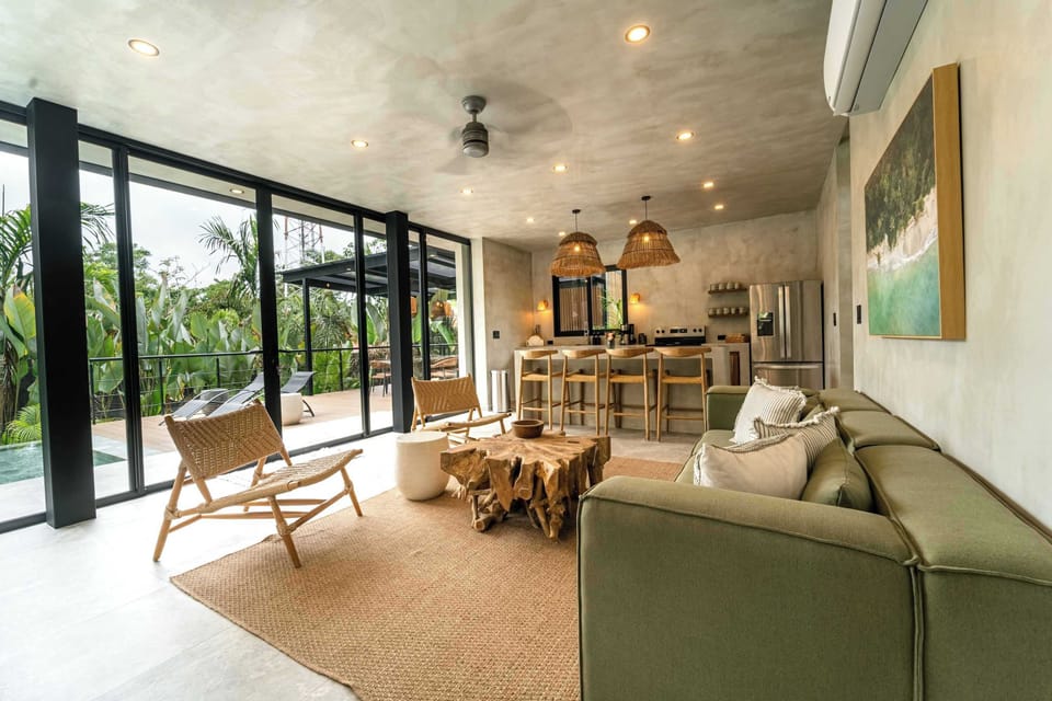 Relaxed Luxury Living Room in Manuel Antonio Costa Rica Villa