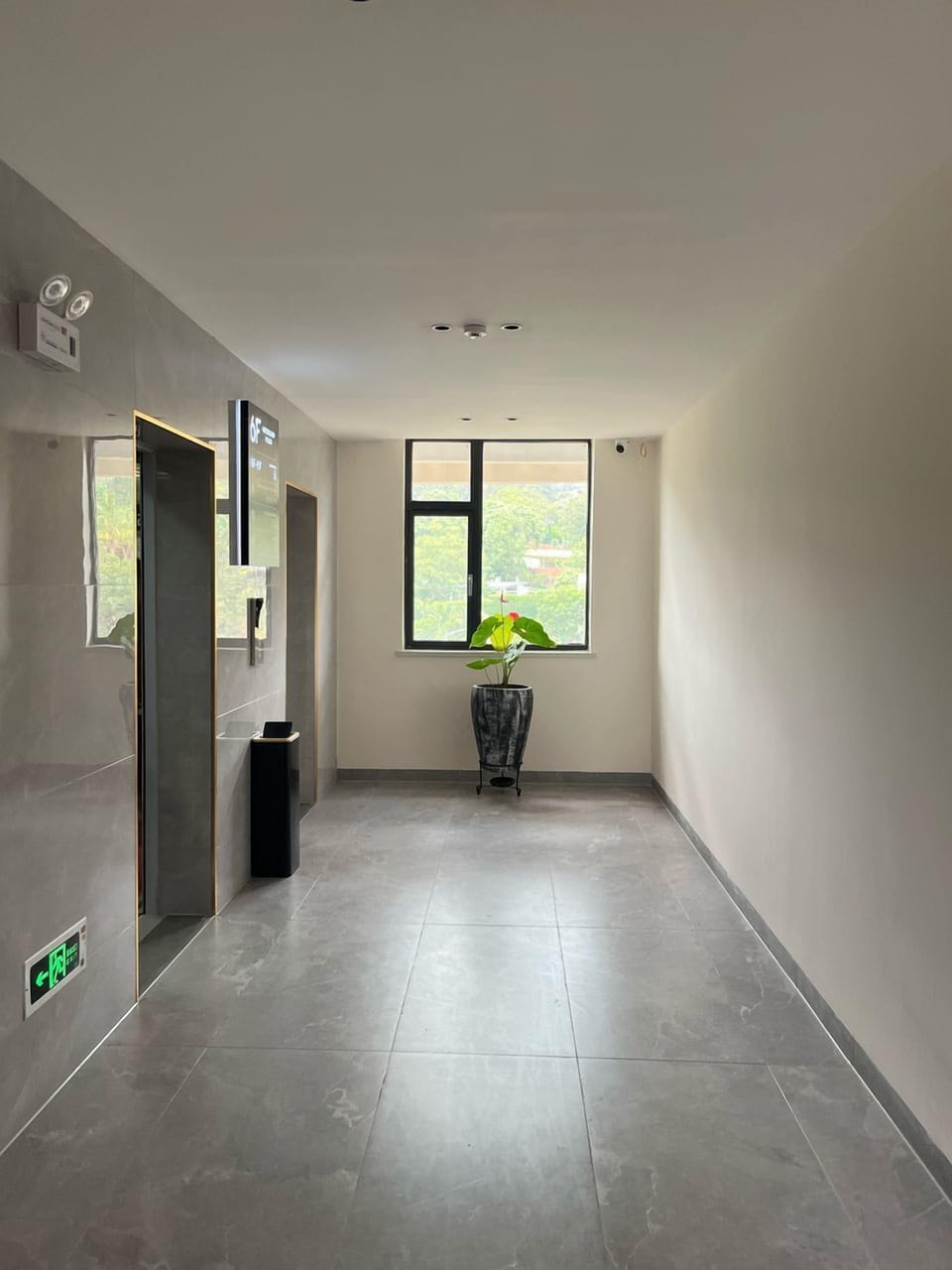 Interior entrance
