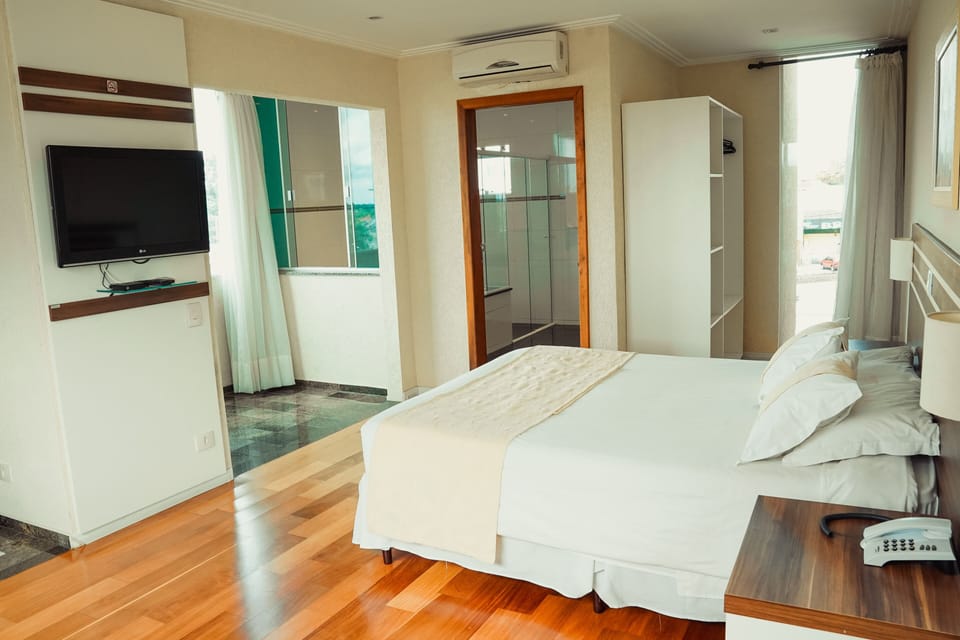 Premium Double Room, 1 Queen Bed | Minibar, blackout drapes, free WiFi, bed sheets