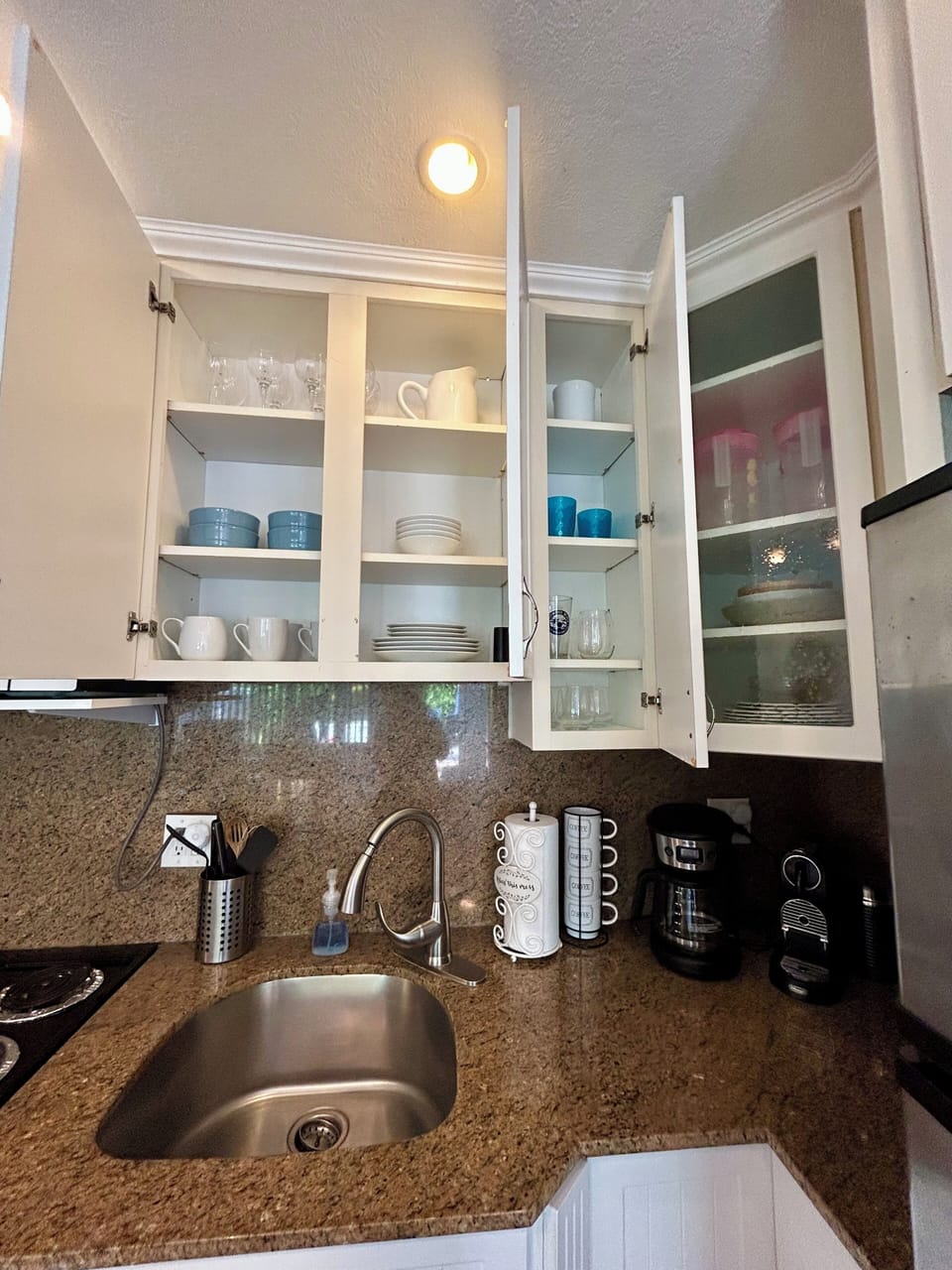 Fully stocked kitchen
