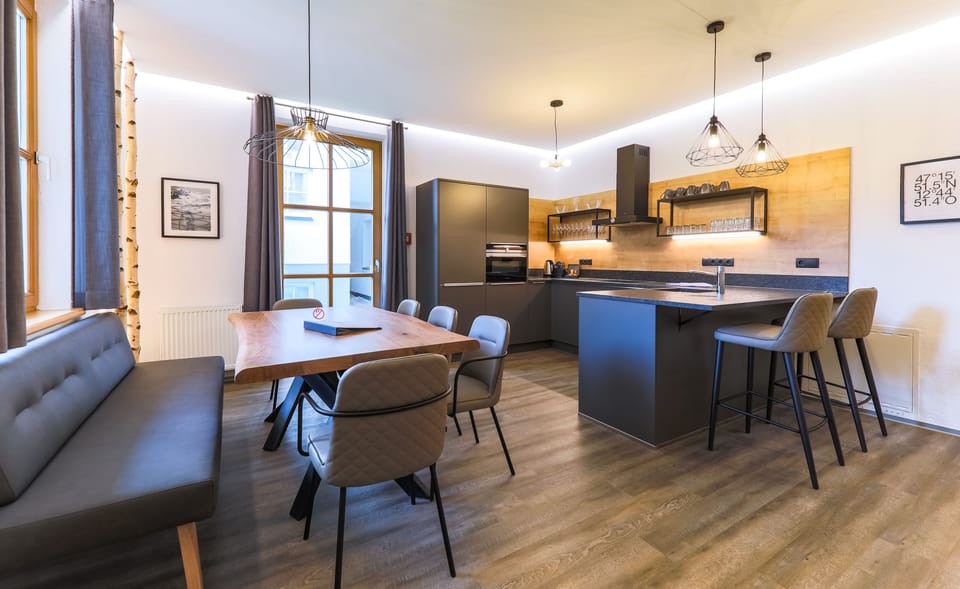Apartment, 2 Bedrooms, Sauna (Excl. 163 EUR cleaning fee) | In-room dining