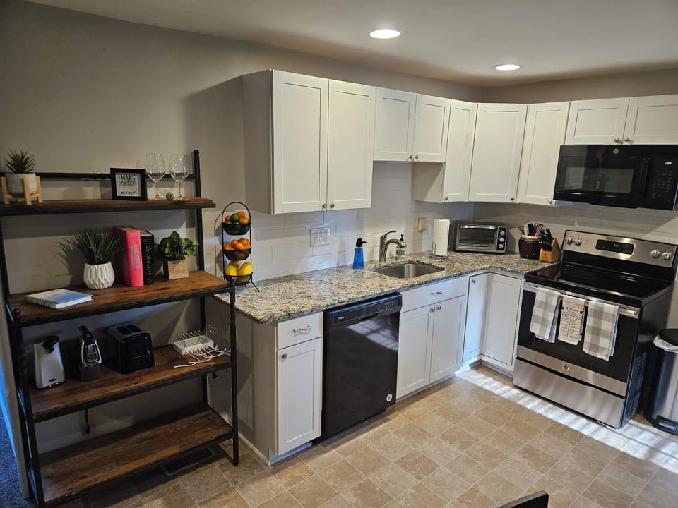 Fully stocked kitchen ready for your next meal