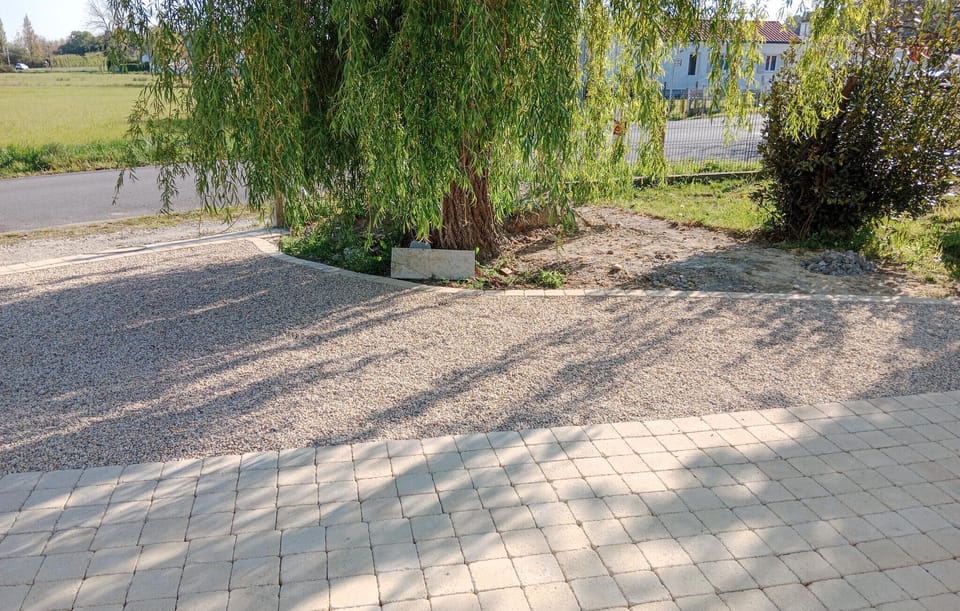 outside