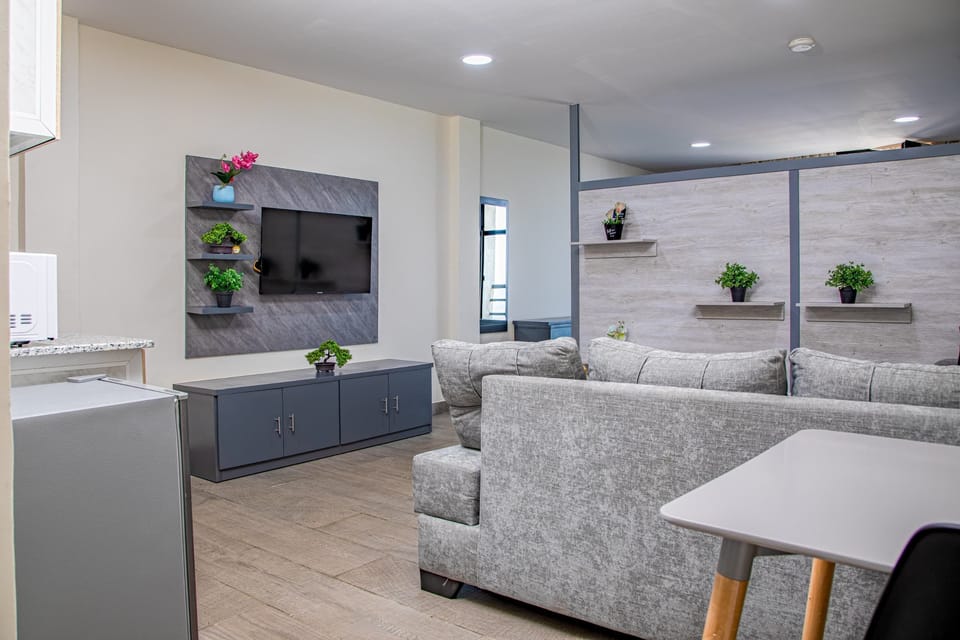 Premium Studio, 1 Double Bed, Air conditioning, Ocean View | Room amenity