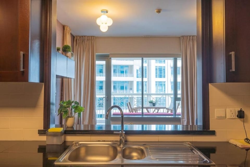 Apartment, Balcony | Private kitchen