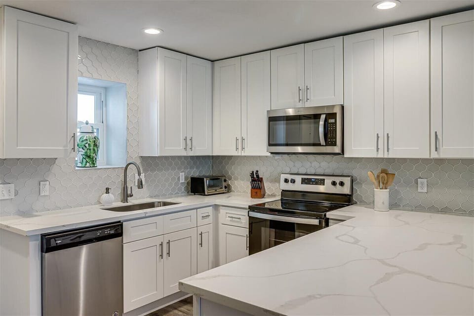 Modern Kitchen w/ Stainless Appliances
