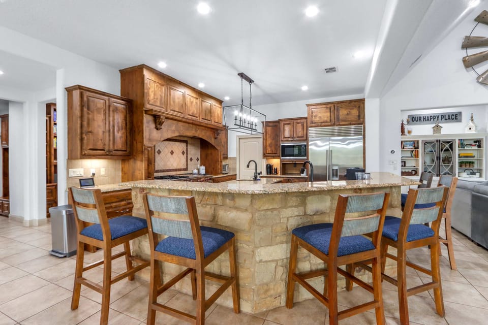 House, Multiple Beds, Pool Access, Pool View (Piece of Haven ) | Private kitchen | Fridge, microwave, oven, stovetop
