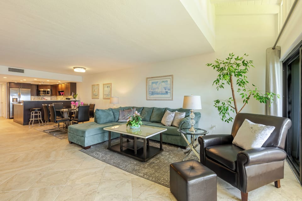 Living Room to Dining to Kitchen