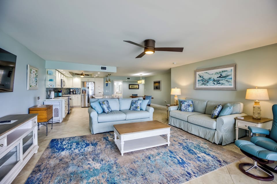 Spacious Open Living Room