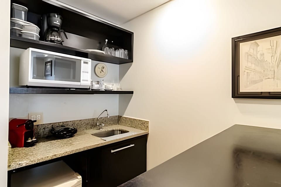 Basic Apartment | Private kitchen | Mini-fridge, microwave, stovetop, coffee/tea maker